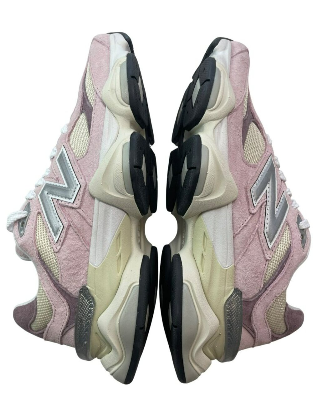New Balance 9060 Pink Beige Lifestyle Sneakers Suede Women's Size 8.5 M $160 NWT - Picture 5 of 10